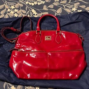 Red Leather Handbag